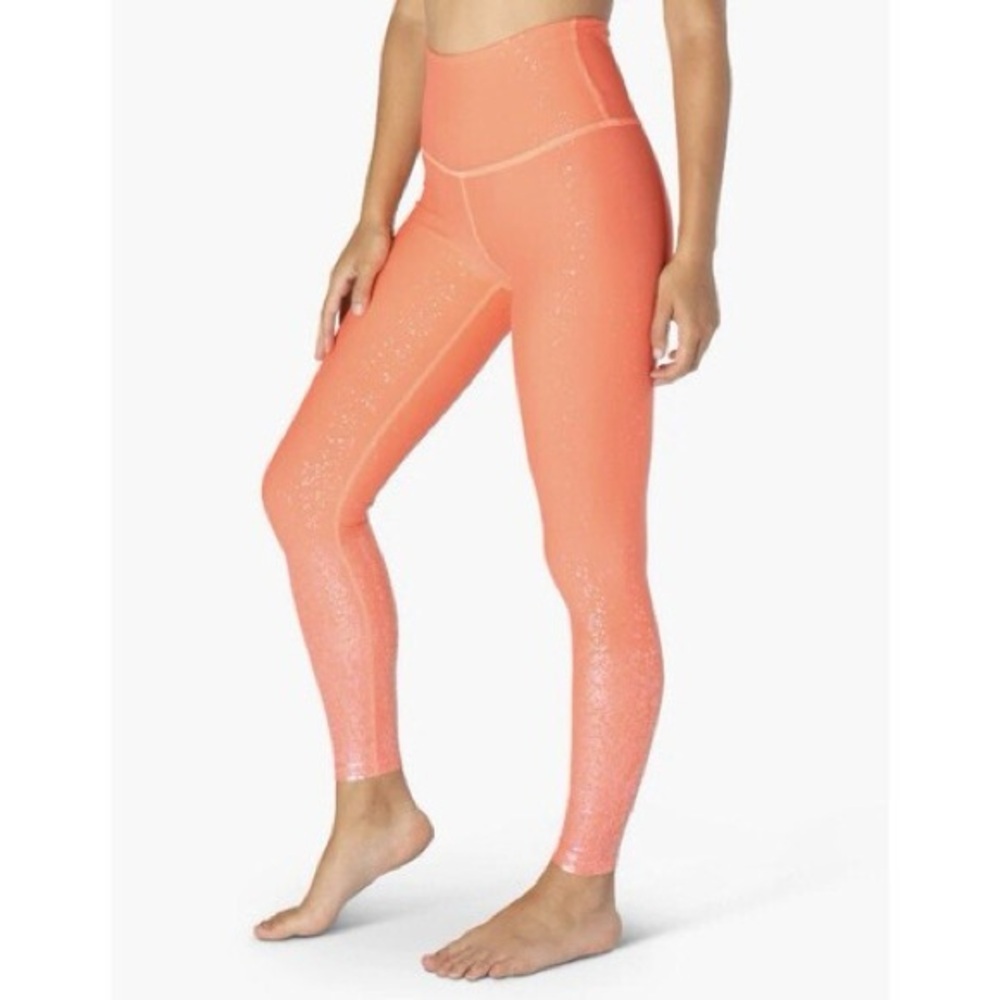 Beyond Yoga High Waist Alloy Ombre Midi Leggings size medium